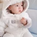Bear Design Long Sleeve Baby Jumpsuit: Comfort And Style For Your Little One