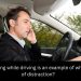daydreaming while driving is an example of which type of distraction